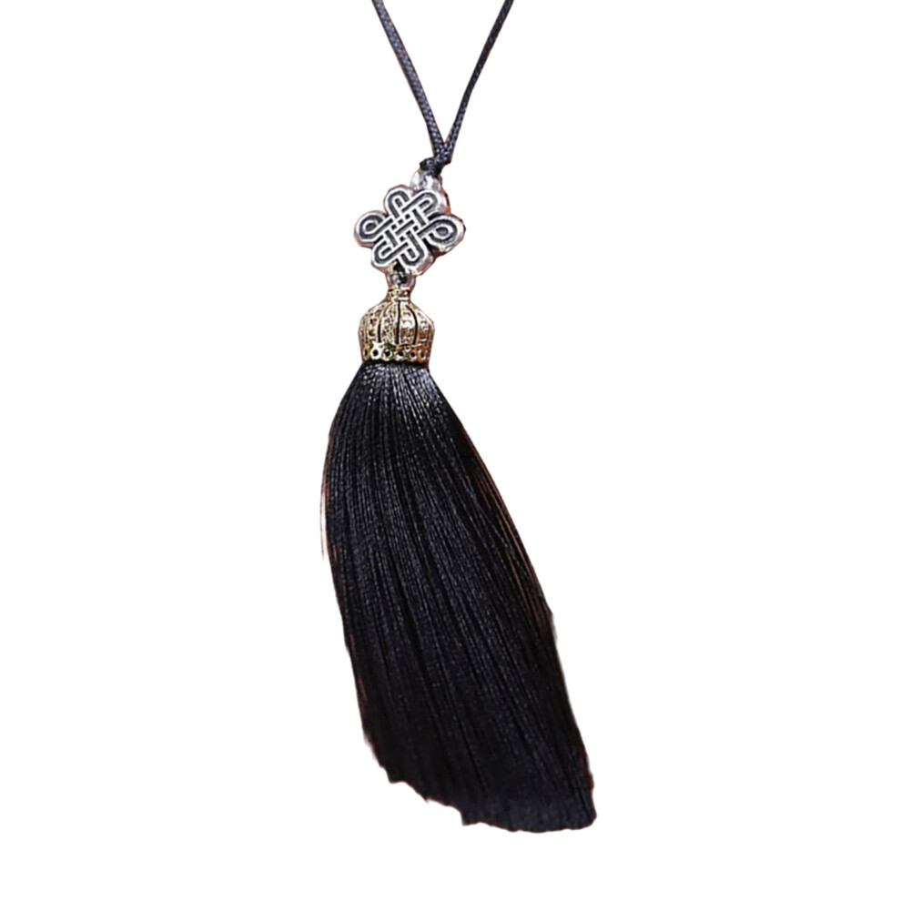 Black Chinese Knot Tassels Pendant Handmade 7755310071730