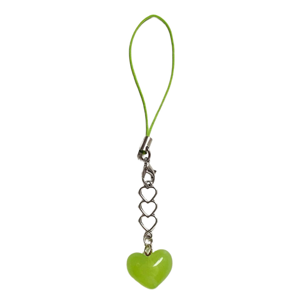 Green Grass Stylish Love Heart Keychain 7755310072508