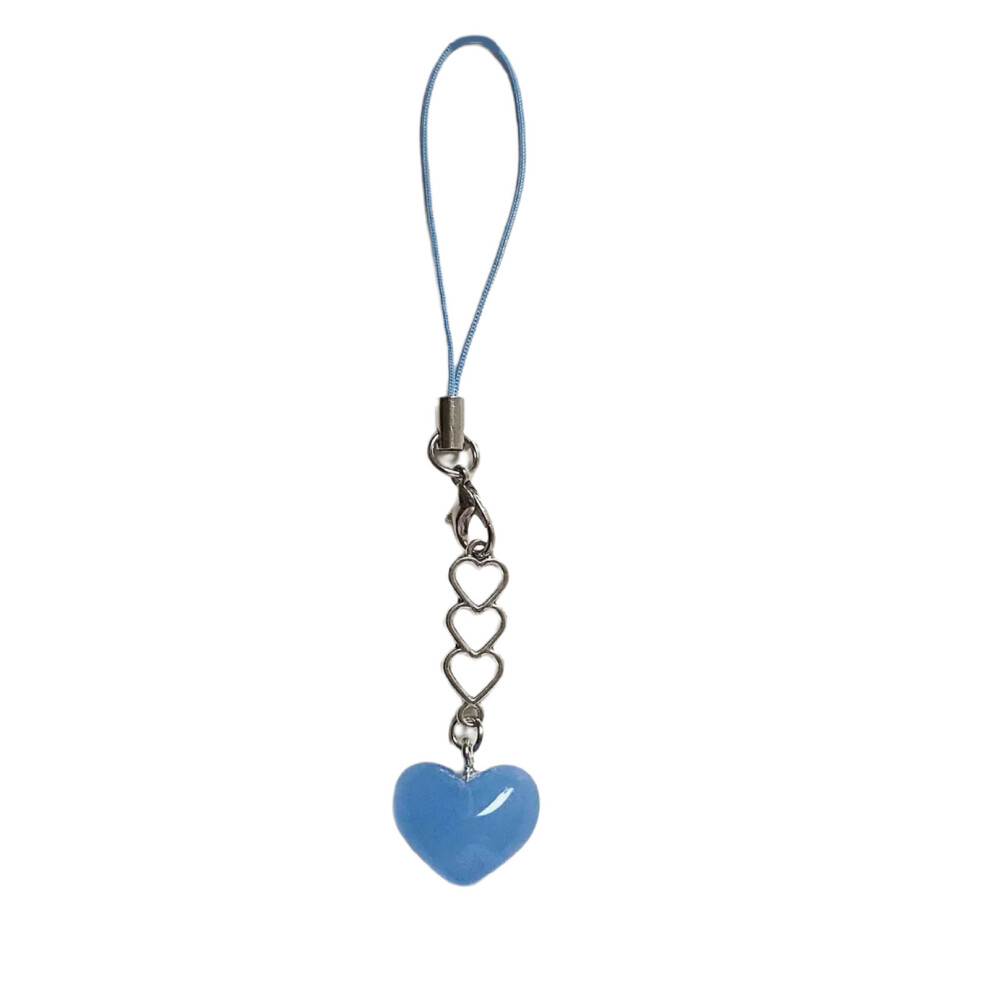 Light Blue Stylish Love Heart Keychain-image-OPC-PJVS7P6-NEW