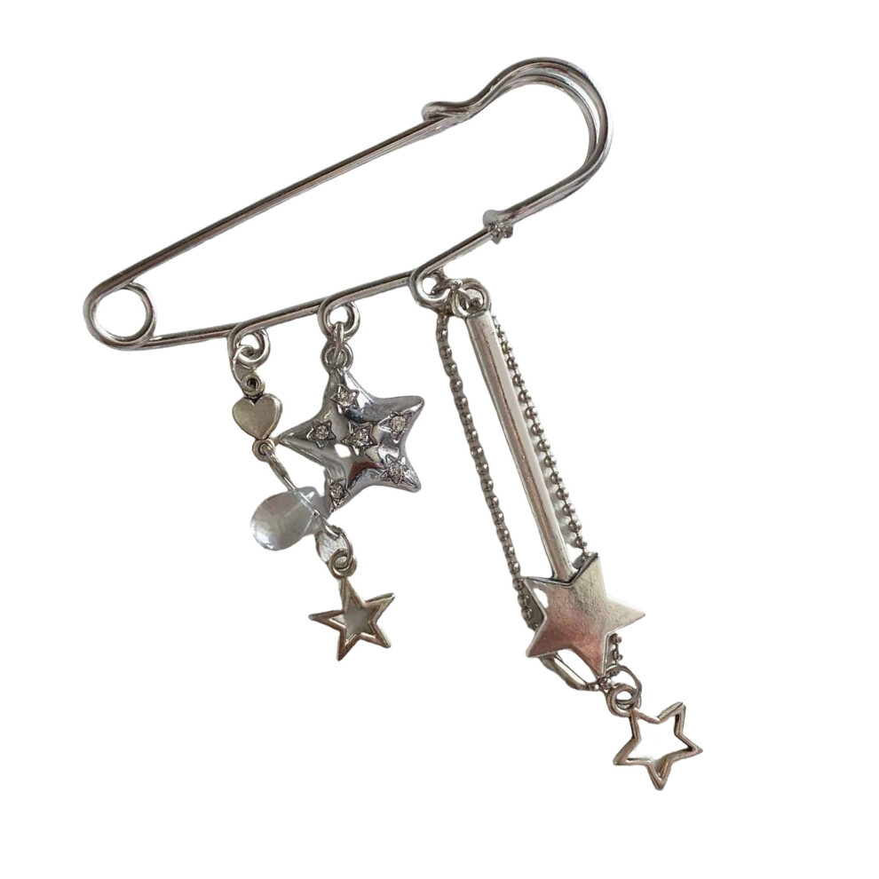 1 Pin Star Chain Charm Keychains 7755310073284