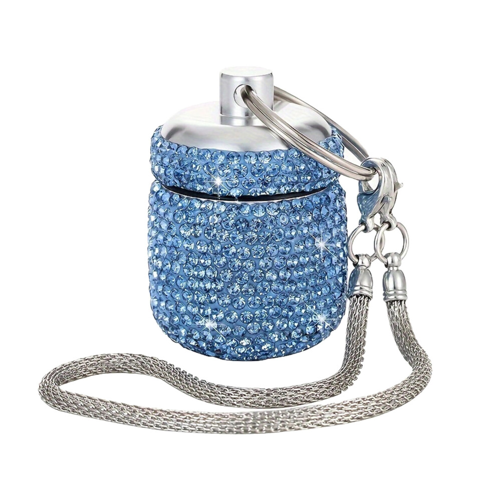 Blue Portable Weekly Pilling Organizers Waterproof