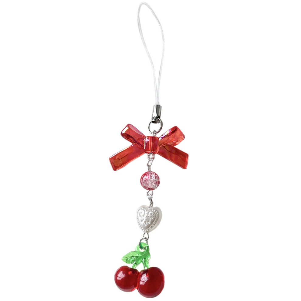 Cellphone Strap Strawberry Pendant Red/Pink 7755310077930