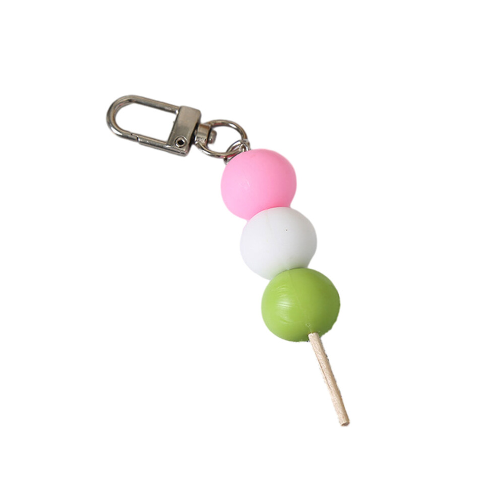 Multi Colorful Acrylic Keychain Simulated Meatball 7755320049040