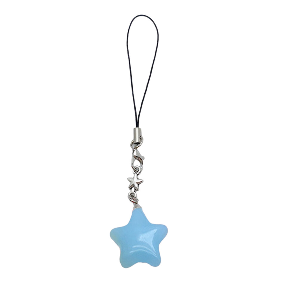 Jelly Star Cellphone Strap Colorful Blue 7755320048197