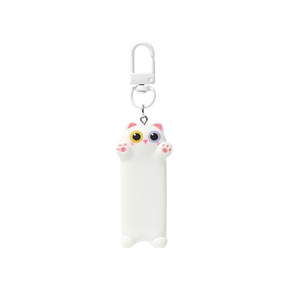 Long white cat Cat Pendant Keychain-image-OPC-PJVS8Y6-NEW