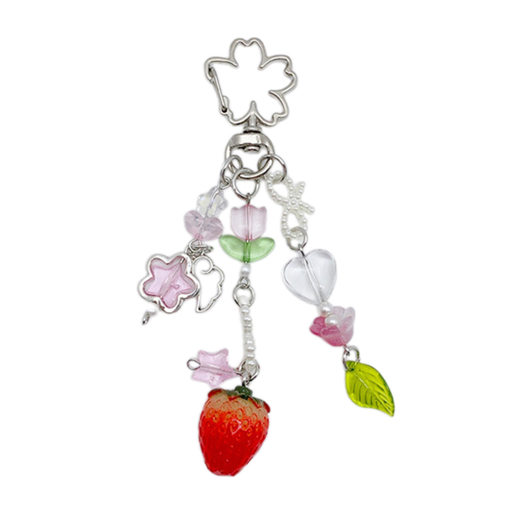Strawberry Keychain Charm Bag Ornaments