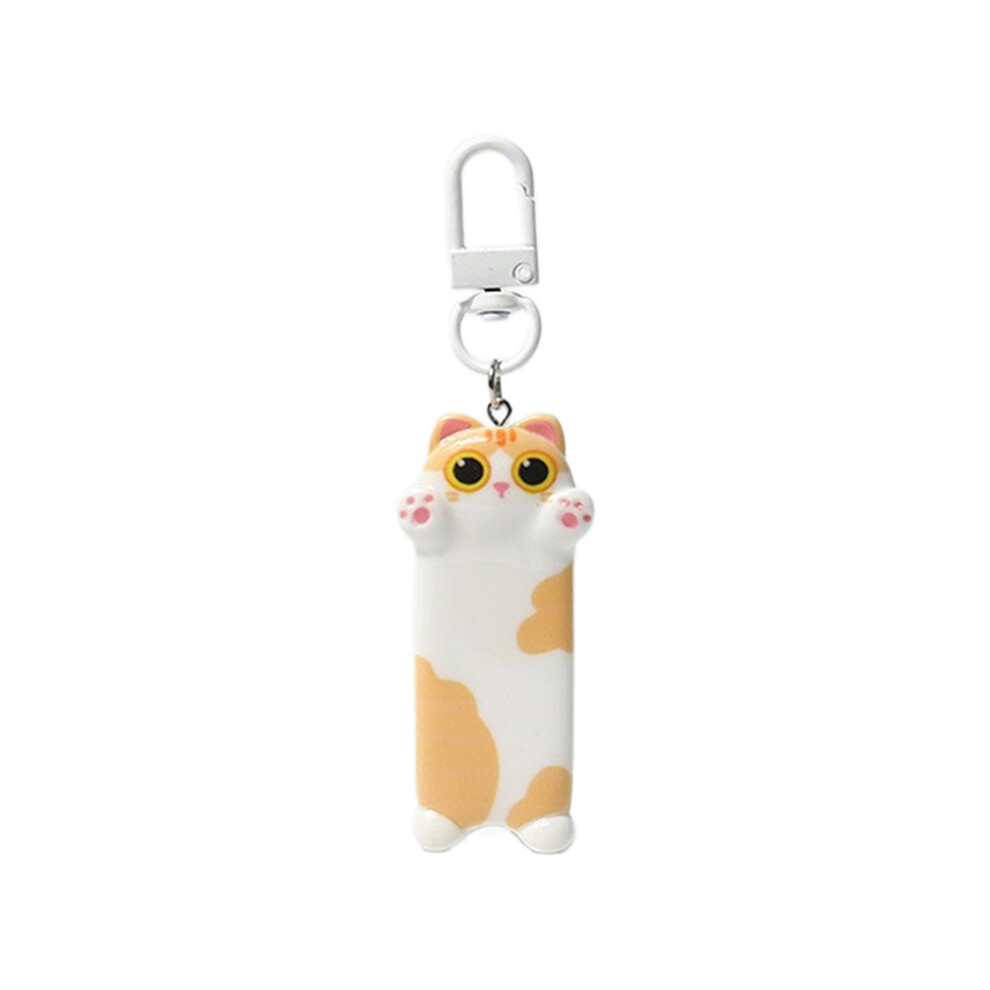 Long Cat Cat Pendant Keychain Rings 7755320048975
