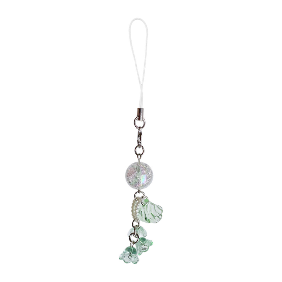 White Maple Leaf Moon Phone Charm 7755320050411