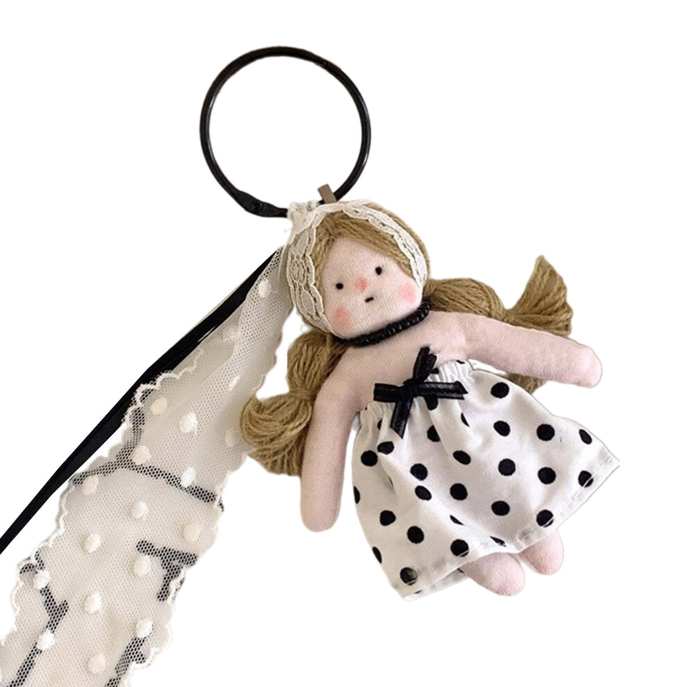 dot skirt Handmade Doll Keychain Lace-image-OPC-PJVS9D7-NEW