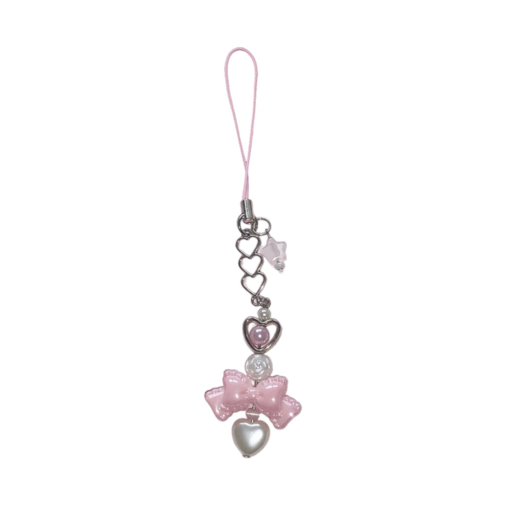 Section 2 Handmade Beaded Keychain Bowknot 7755320052170