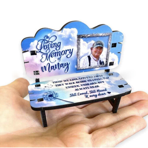 Sublimation Print Memorial Long Bench-Chair 2