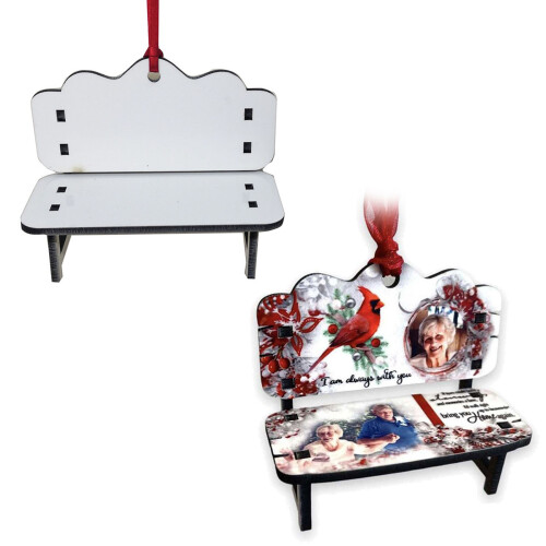Sublimation Print Memorial Long Bench-Chair 1
