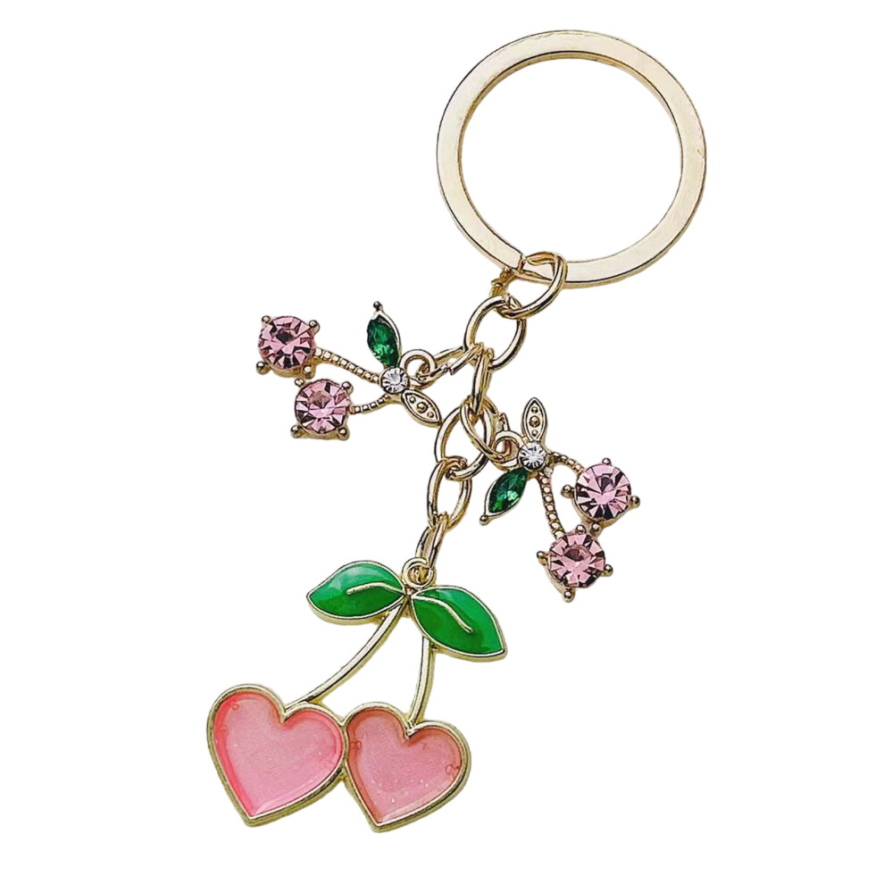 Pink Unique Fruit Heart Keychain Fashionable-image-OPC-PJVS9QZ-NEW