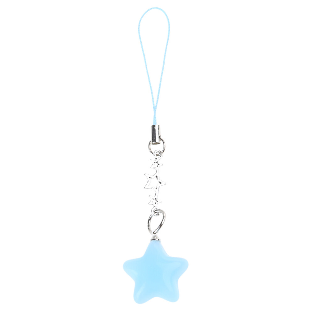 Colorful Five-Pointed Star Alloy Pendants Blue 7755310081548