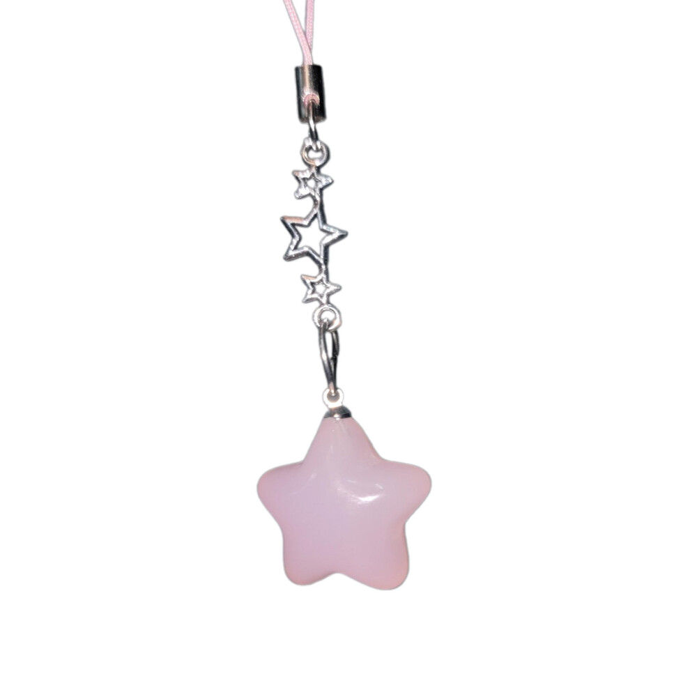 Colorful Five-Pointed Star Alloy Pendants Pink 7755310081524