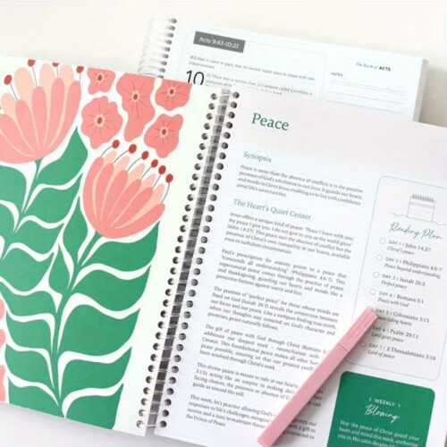 The Bible in A Year: Women's Bible Study Plan-Daily Scripture readings structured 52-Week plan for consistent Bible Study & Spir 2