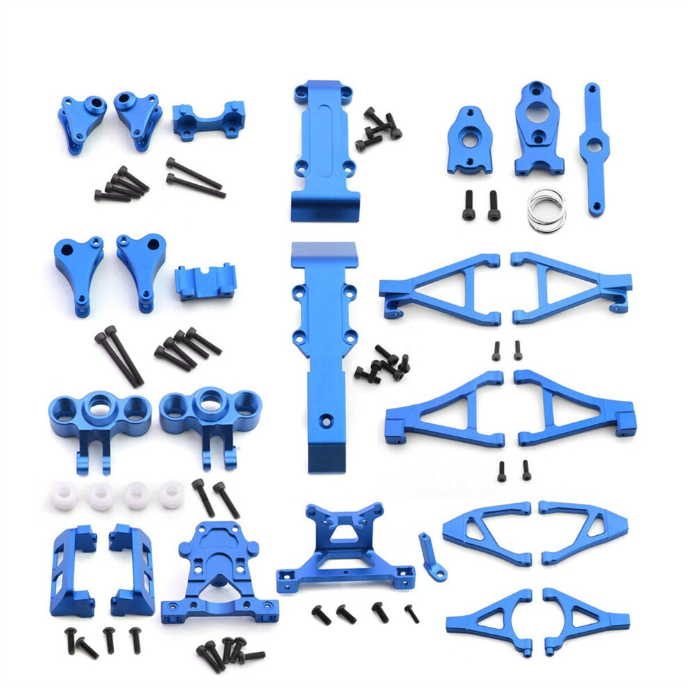 (Blue) Aluminum Alloy Hardened Metal Upgrade Metal Parts Kit For 1/10 Slash-image-OPC-PJVSRHY-NEW