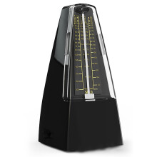 Metronome for Piano, Guitar, Erhu, Violin - 19.7x9.3x11.7cm Black Rhythm Instrument for Musicians