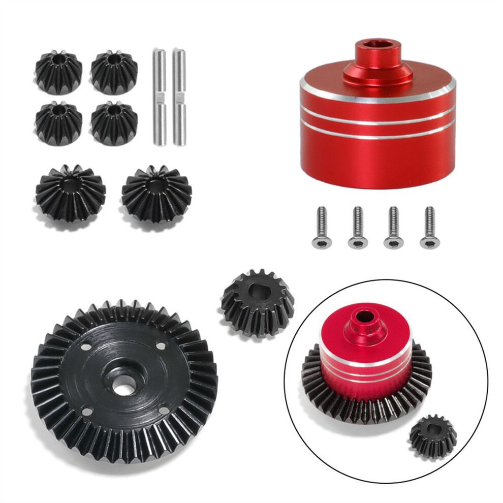 (Red) Steel Diff Differential Gear Box For 1/10 XV02 On-Road Vehicles-image-OPC-PJVSS67-NEW