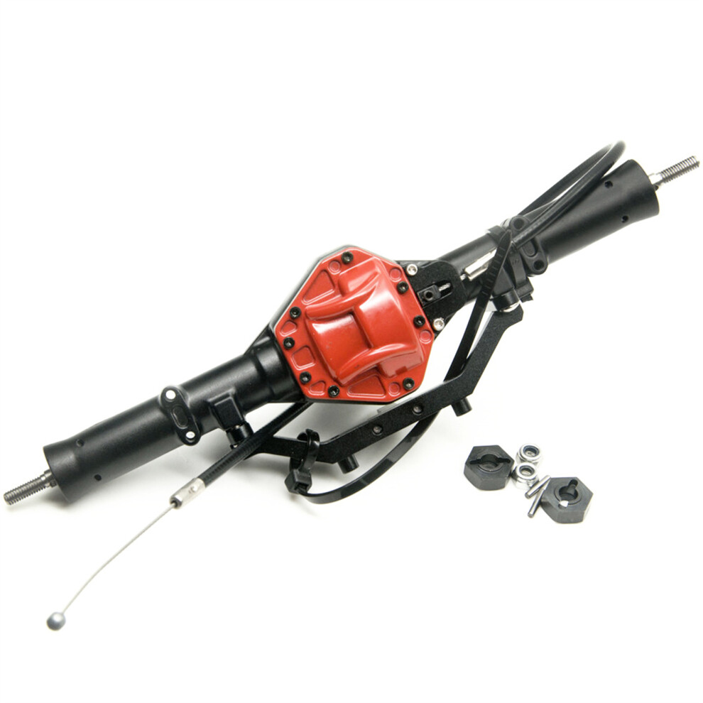 (Black) CNC Front Axle For Axial 1/10 90046 RC Car Accessories Replacement-image-OPC-PJVSTKZ-NEW