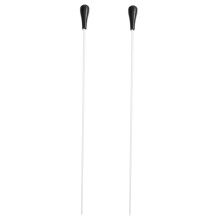 2St Taktstock Musik Wirbeln Ablassschraube Abflusssieb Wannenstopper für Senioren Dirigent Outdoor Konzertstab Weiß Harz
