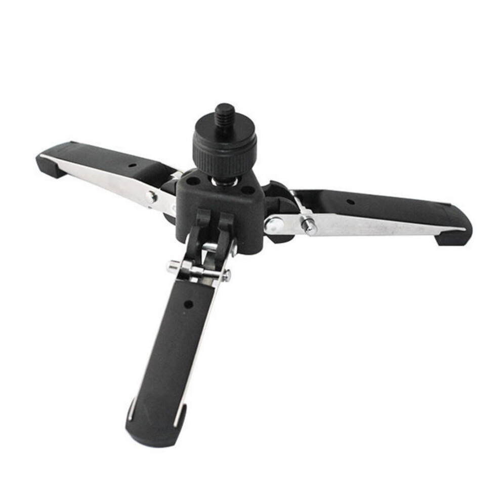 Travel Friendly 1/4 Inch Screw Tripod Monopod Support Stand For Dslr Camcorder 3 Legs Adjustable Stability 6447073745966