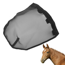 Horse Nose Net Breathable With Fine-Meshed Plastic For Comfortable Coverage At Home Or Farm Removable