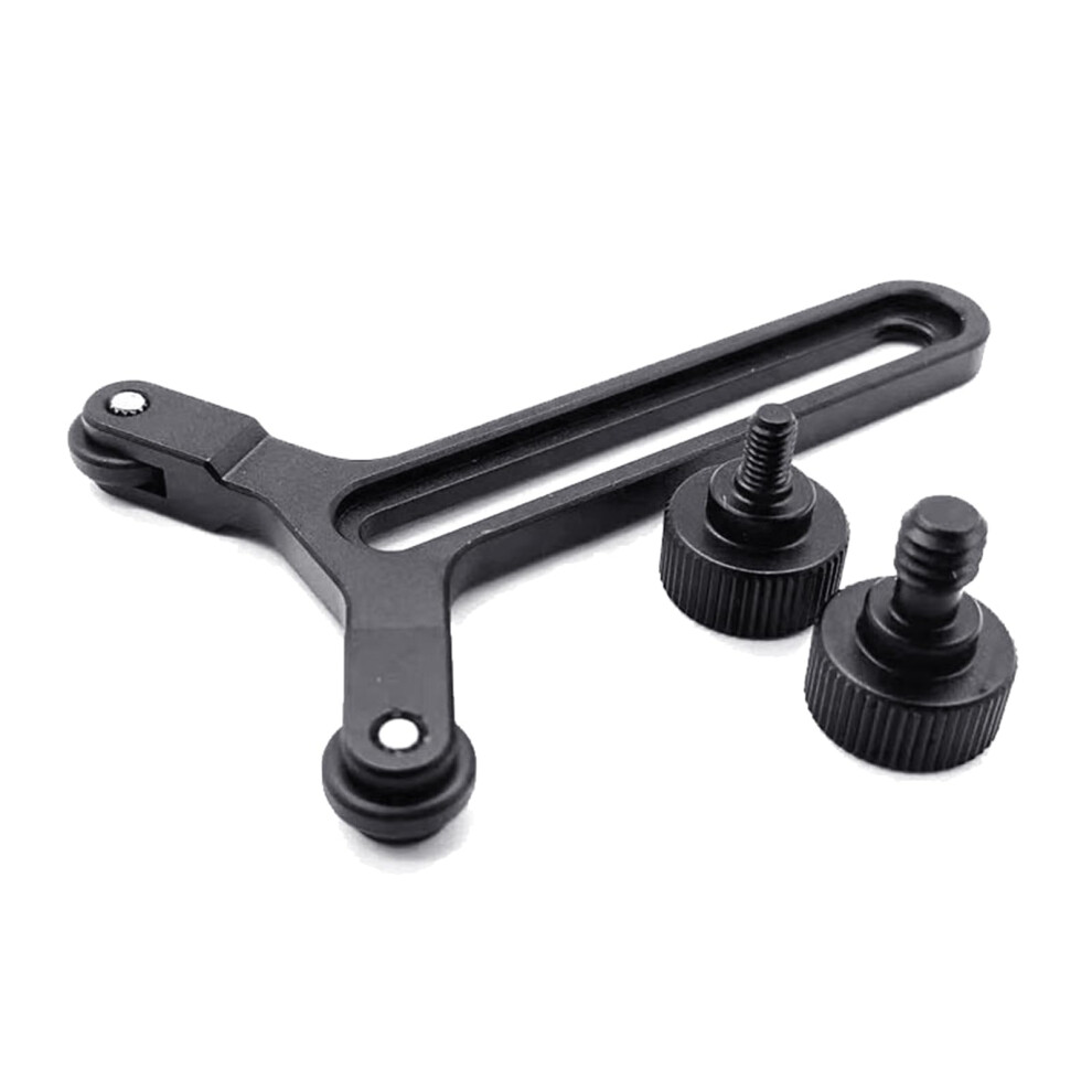 Y-Shaped Lens Holder, Aluminum Telephoto Lens Mount System With Dual Wheel, Adjustable Frame For Stability And Precision 6447073746840