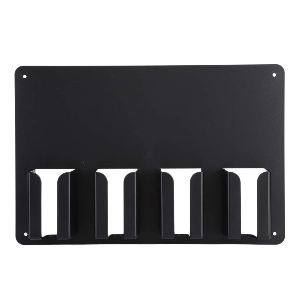 Hair Clipper Shelf - Space-Saving Plastic Clipper Rack for Hair Cutting Scissors, Brushes, and Curling Irons
