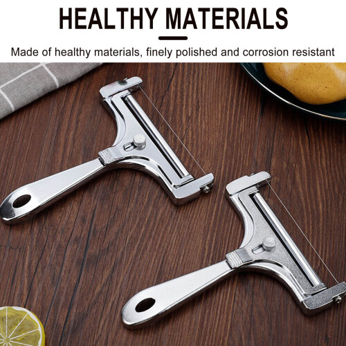 (A) Adaptable Thickness Butter Cheese Shaver Cheese Chipper Cheese Scraper Kitchen Gadget 2