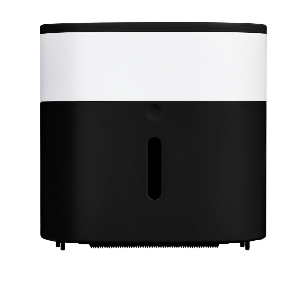 (Black) Punch- Paper Box Roll Wall Hanging Toilet Paper Box-image-OPC-PJVT2MV-NEW