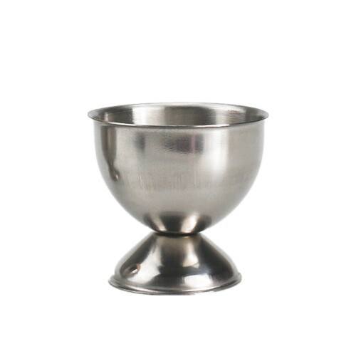 (Silver) Handy Stainless Steel Soft Boiled Cups Tabletop Cup Kitchen Tool 2