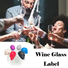 (Multicolor) Wine Glass Identifier Identifier Marker Wine Glass Label Red Wine