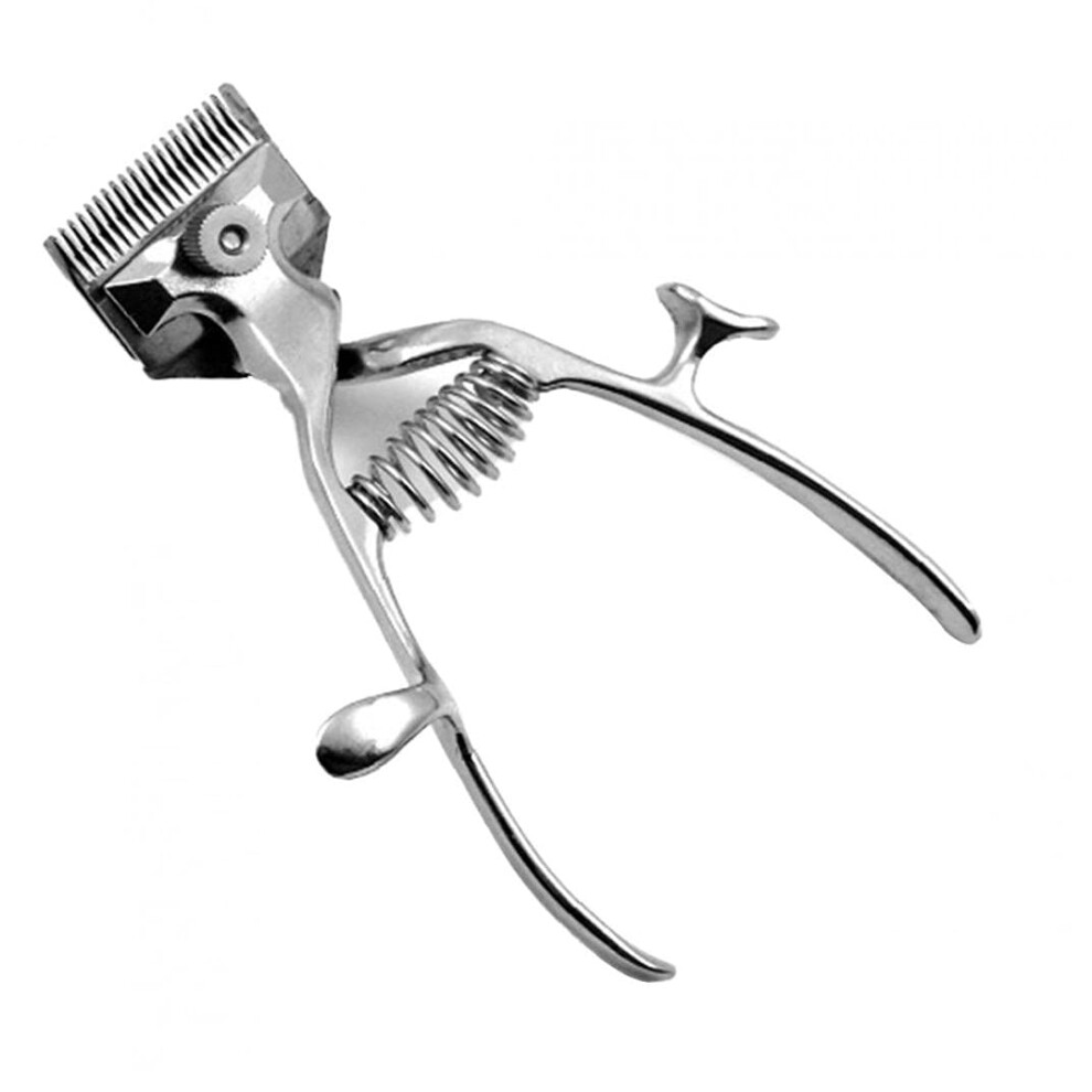 Manual Clipper Barber Trimmer Stainless Steel Hairdressing Tool for Classic Haircuts and Grooming