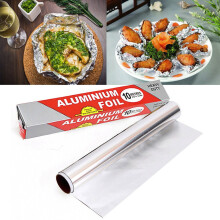 (Multicolor) Aluminium Foil Kitchen Catering Tin BBQ Food Baking Wrap Food Tin Foil (2Pc)
