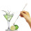 (Silver) Stainless Steel Bar Double-headed Cocktail Twisted Mixing Stirring Spoon Fork 1