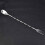(Silver) Stainless Steel Bar Double-headed Cocktail Twisted Mixing Stirring Spoon Fork 3
