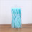 (Blue) 50pcs Fruit Fork Disposable Plastic Fork Two Tooth Fork Dessert Cake Fork 1