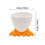 (Multicolor) Plastic Tray Table Cup For Breakfast Cute Chick Tray Cup 2
