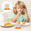 (Multicolor) Plastic Tray Table Cup For Breakfast Cute Chick Tray Cup 4