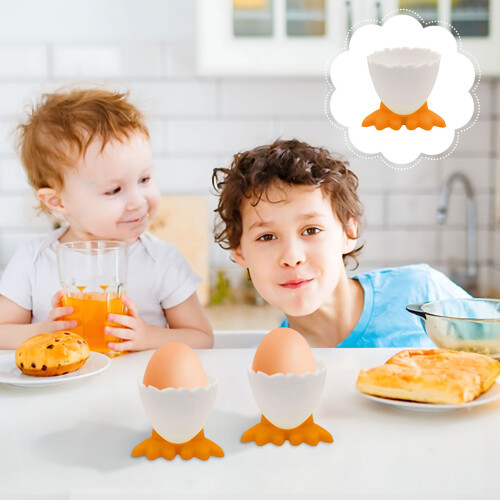 (Multicolor) Plastic Tray Table Cup For Breakfast Cute Chick Tray Cup 2