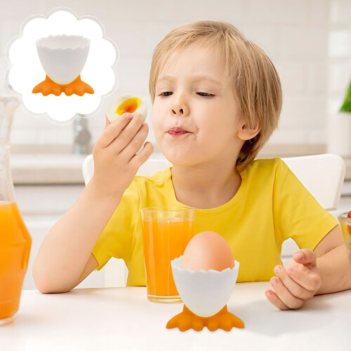 (Multicolor) Plastic Tray Table Cup For Breakfast Cute Chick Tray Cup