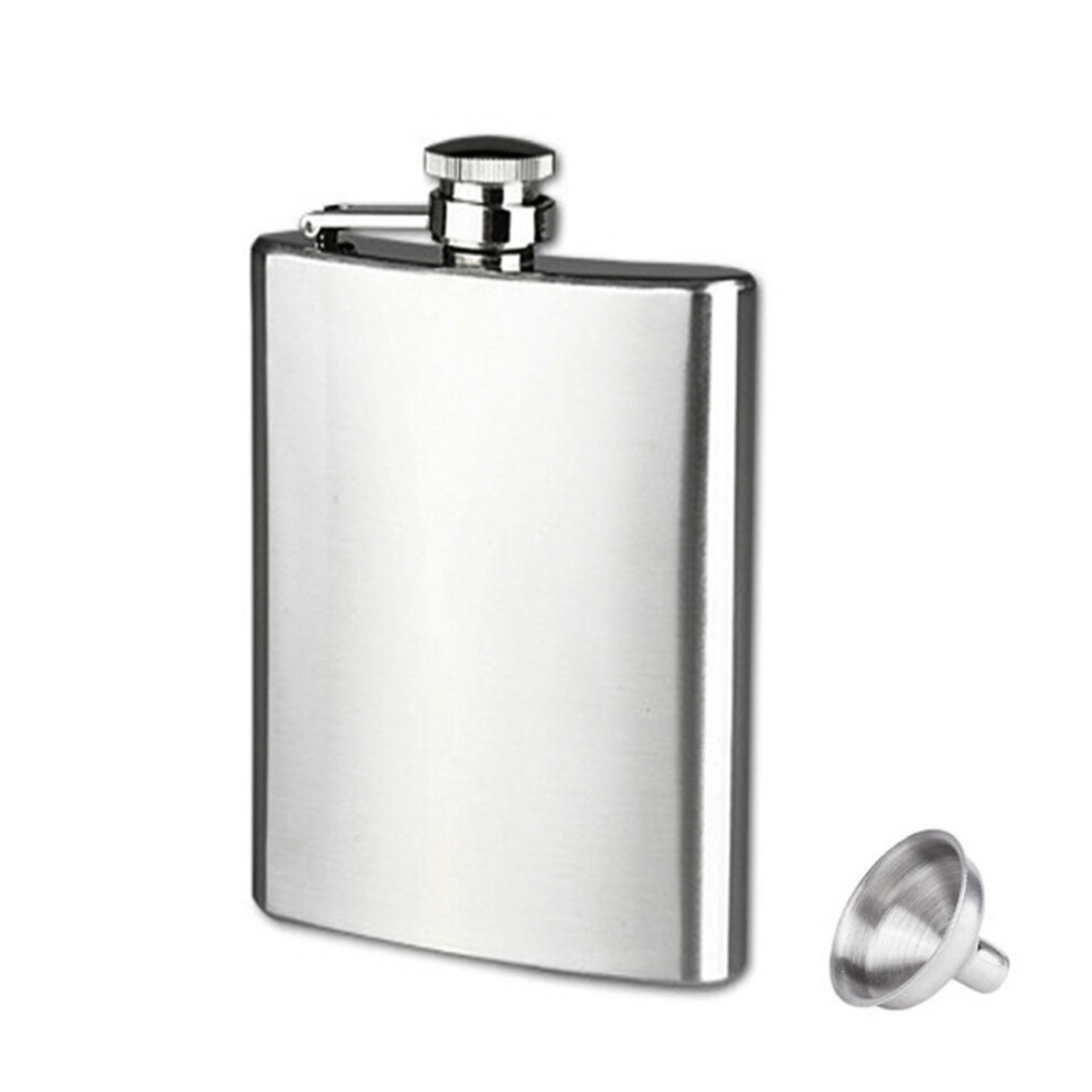 (Multicolor) 9oz Stainless Steel Pocket Hip Flask Whiskey Liquor Screw-image-OPC-PJVTFST-NEW