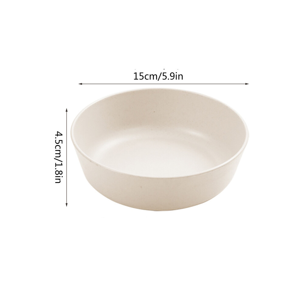 (Beige) 15cm Bowl Ramen Bowl Salad Bowl Household Large Bowl Tableware-image-OPC-PJVTNN9-NEW