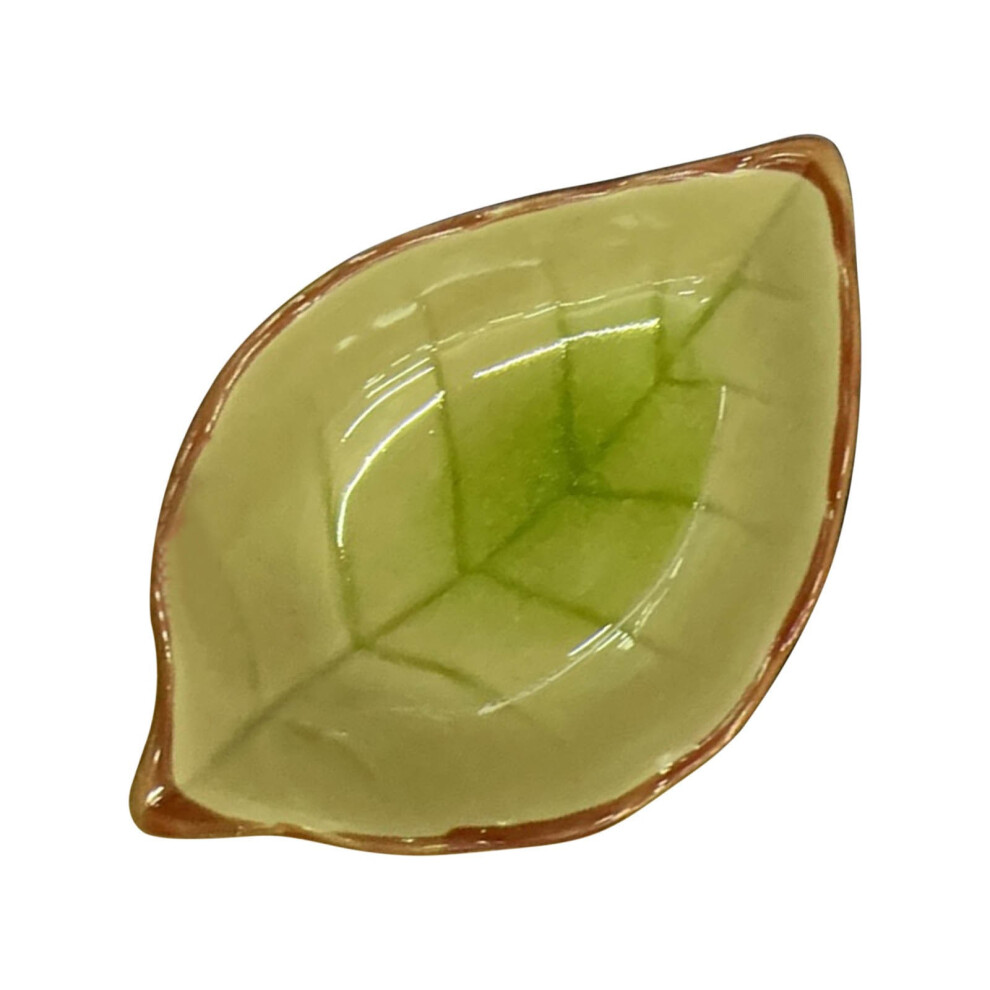 (Yellow) Ceramic Mini Dishes Set Japanese Style Condiment Plates Small Dip Bowls For Kitchen Sushi Dining Home Tableware