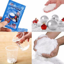 (Multicolor) 5PC Instant Fake Snow Super Absorbant Christmas Wedding Decor
