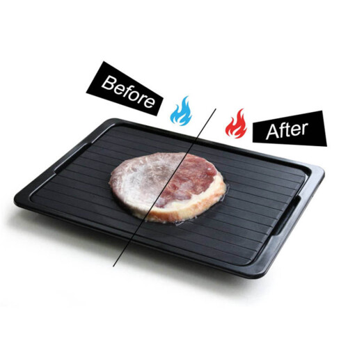(Black) Meat Thawing Tray With Drip Tray 2