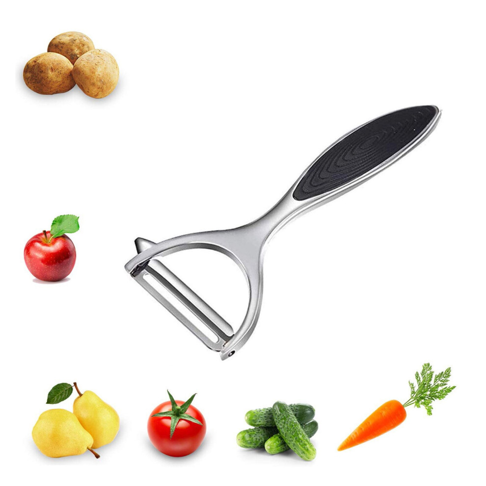 (A) Potato Peelers For Kitchen Vegetable Peeler Cabbage & Potato Peelers Stainless Steel Fruit Vegetable Peelers