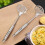 (Silver) 304 Stainless Steel Potato Mud Press 3
