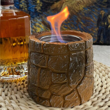 (Multicolor) Tabletop Stove, Portable Concrete Fire Stove, Ethanol Fire Stove Table Top Firepit, Fire Bow